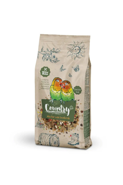 Country طيور الحب البيضاء مولين [الوزن - 600 غرام]