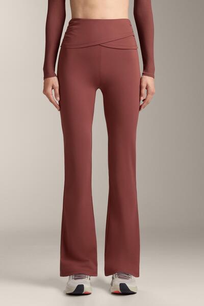 Oysho بنطلون واسع الخصر من Comfortlux بخصر منسدل