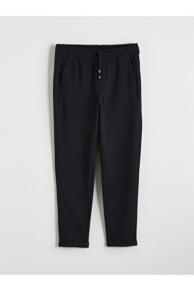 LC Waikiki Men's Black Standard Fit Trousers