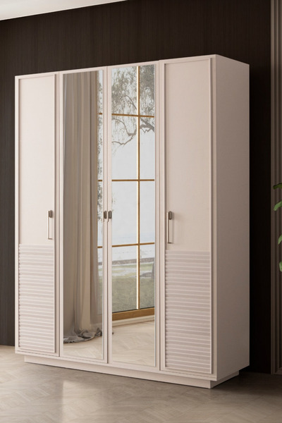 Setay Gardırop, Vela 4 Kapaklı Aynalı Dolap