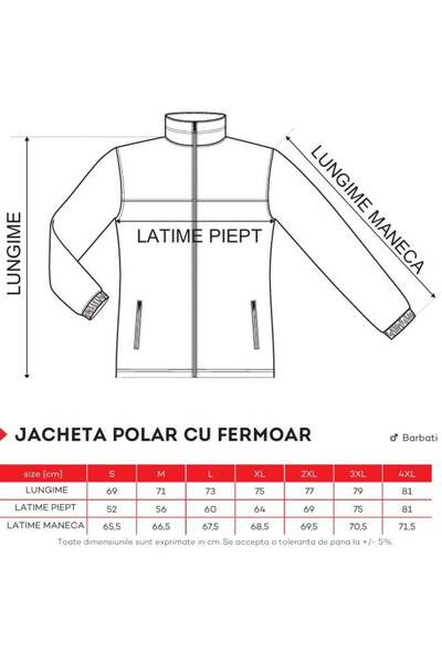 RIMECK Jacheta hanorac polar din fleece, albastru marin, bleumarin, cu fermoar, barbati