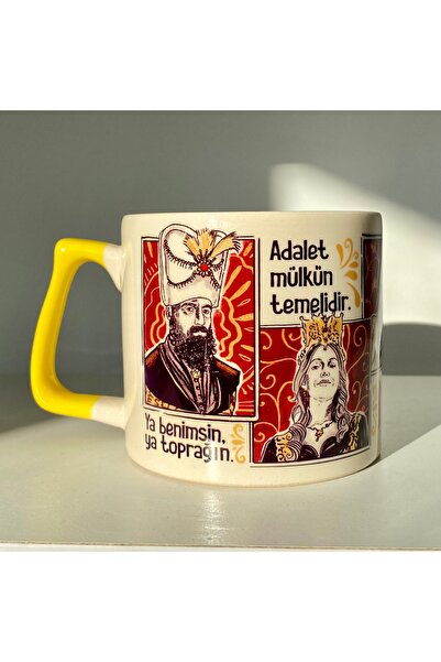 westartic Muhteşem Yüzyıl Hürrem Süleyman Kupa Bardak Fincan