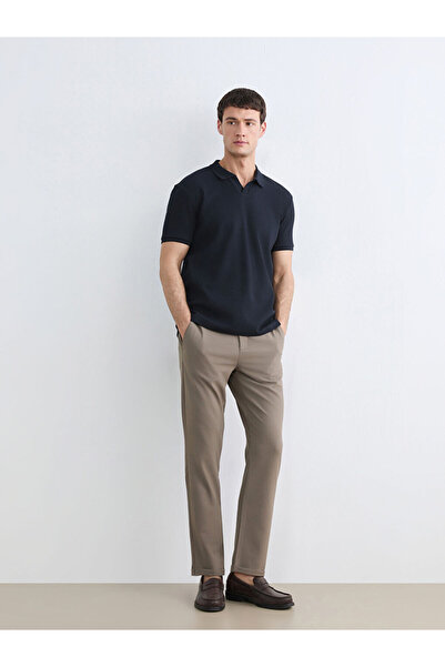 LC Waikiki Brown Slim Fit Men's Trousers