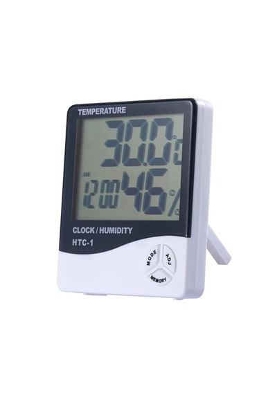OEM Termohigrometru digital 3 in 1 cu ceas, alarma, calendar - senzor de umid...
