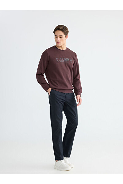 LC Waikiki Navy Blue Standard Fit Men's Chino Trousers