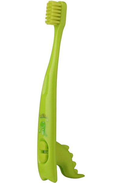 PESITRO UltraClean Clever UltraSoft Toothbrush for Kids, Dinosaur Design