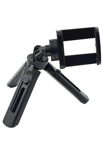 OEM Trepied pentru telefon Tripod Support, flexibil, rotire 360 grade, Negru