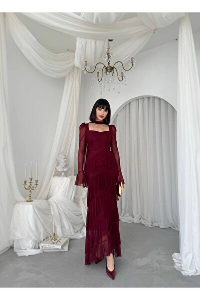 EtikaOnline Juvy Şal Detaylı Elbise kadın