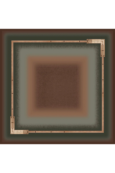 LA BOUTIQUE 2470-01 سورا حرير 90×90