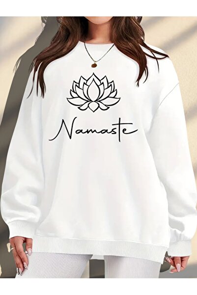 Deocept Women's Printed Crew Neck Comfortable Fit Women's Sweatshirt