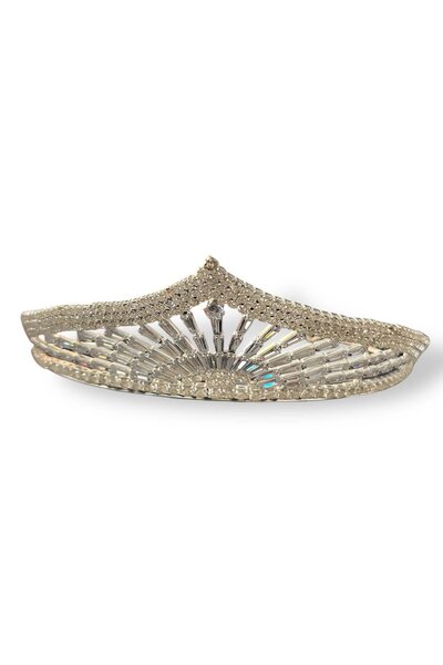 TAKIŞTIR Στέμμα νυφικού/χέννας/αρραβώνα/χρηματοκιβωτίου με πέτρες ζιργκόν