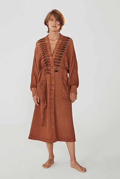 CAN ÇAPAR Cinnamon Kimono Jacket