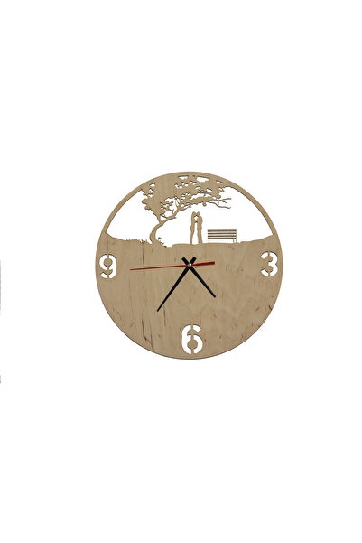 Amco Wooden wall clock LoveClock 30 x 30 x 2.5 cm