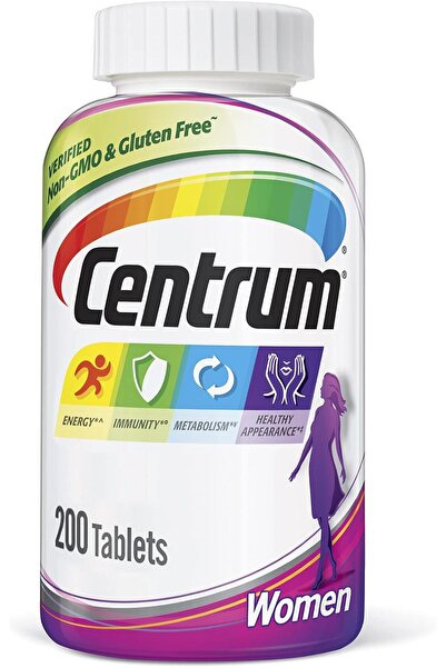 Centrum Multivitamin Tablet for Women, Multivitamin/Multimineral Supplement w...