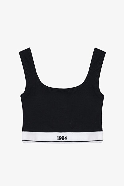 Quzu Lastik Detaylı Atlet Lacivert