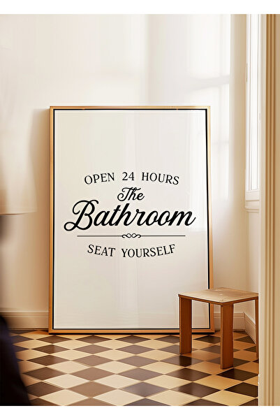 ARTHOUSECOLLECTIVE Timeless Bathroom - Typography / Bathroom / Toilet Collect...