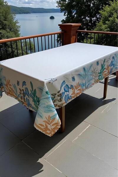 Çeyiz Diyarı مفرش طاولة إسينتي ديرتسف 150×150 سم