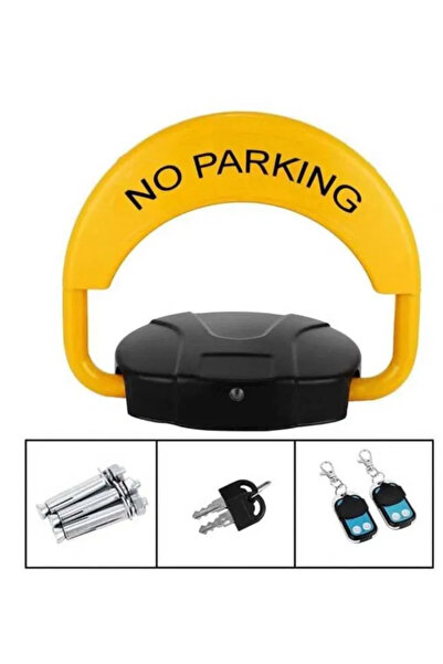 NO BRAND Blocator loc parcare electric cu telecomanda senzori de avertizare