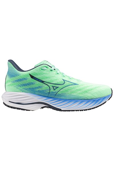 MIZUNO Pantofi alergare barbati Wave Rider 28 SS 2025-Verde/Albastru-43