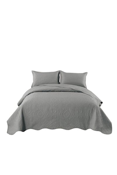 OEM Cuvertură de pat dublu, Uni, bumbac satinat, 3 piese, 2 persoane, 220x240...