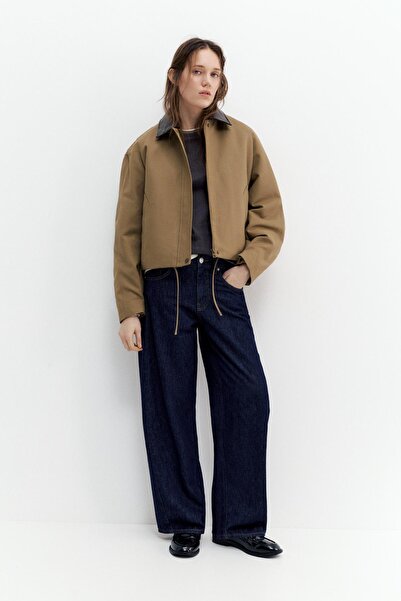 Pull & Bear Düşük bel barrel jean