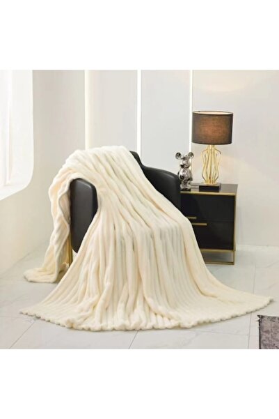 OEM Pătură Cocolino pentru pat dublu, model cu dungi, 2 persoane, 200x230 cm,...