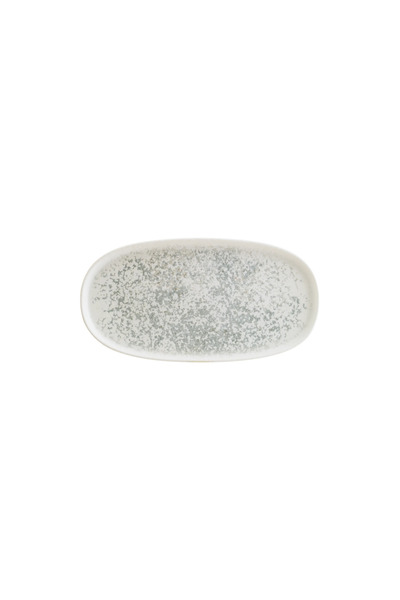 Bonnami Bonna Lunar Hygge Porselen Oval Kayık Tabak 25 cm - Modern Benekli Ta...