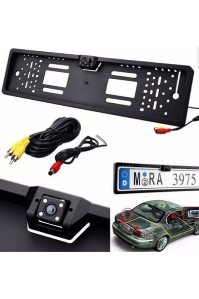 NO BRAND Suport numar auto camera video marsarier waterproof IP68