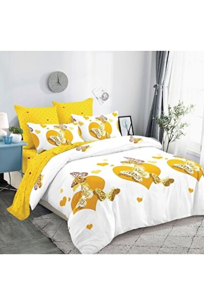 OEM Superior Flannel Bed Linen Set, 6 Pieces, 2 Persons, 180x200cm, Butterfly...