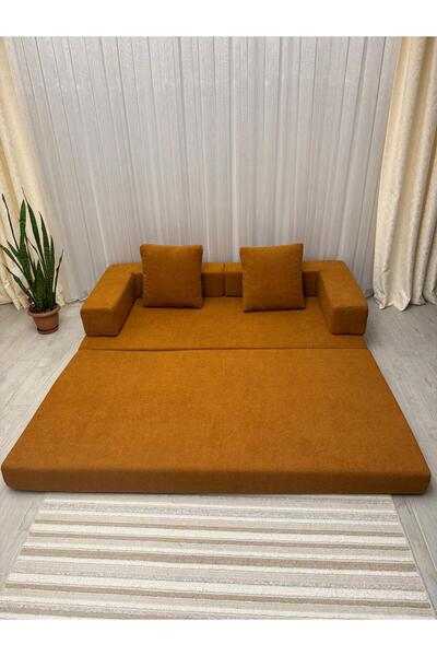 ABAD.HANDMADE Canapea Gonflabilă Sponge Easy - Canapea Extensibilă, Ușoară, pentru Camera de Zi, Balcon, Camping