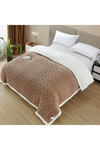 OEM Premium Fleece Blanket with Zipper, Microfiber, 3D Embossed, 200x230cm, B...