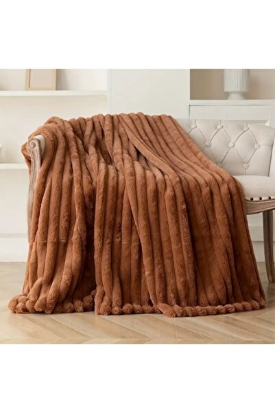 OEM Cocolino Blanket for Double Bed, Uni, Striped Model, 2 Persons, 200x230cm...