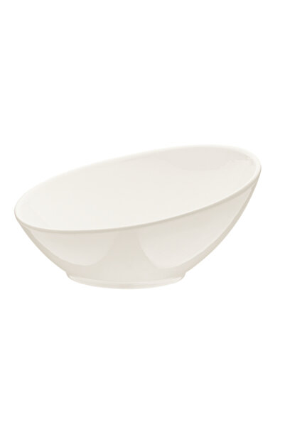 Bonnami Vanta Premium Porselen Kase 22 cm - Modern Beyaz Büyük Boy Salata, Me...
