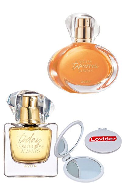 AVON TTA Today Kadın Parfüm EDP 50ml + TTA Tomorrow Kadın Parfüm EDP 50ml + L...
