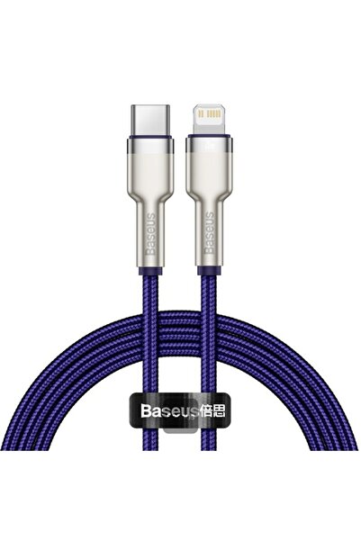 Baseus Cablu iPhone USB-C la Lightning, PD 20W, 480Mbps, 2.4A, 1m, Încărcare ...