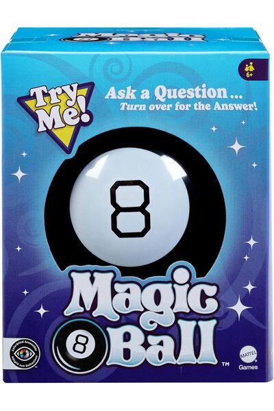 Mattel Games Magic 8 Ball Game, Black