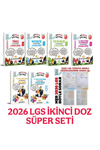 SİNAN KUZUCU YAYINLARI 2026 LGS - İKİNCİ DOZ SÜPER SET