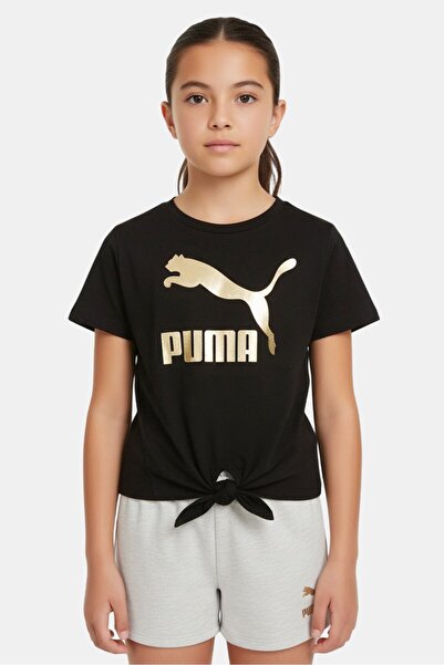 Puma Kids Girl 2 Piece Sportswear Fit Brand Logo Top And Bottom, Multicolor