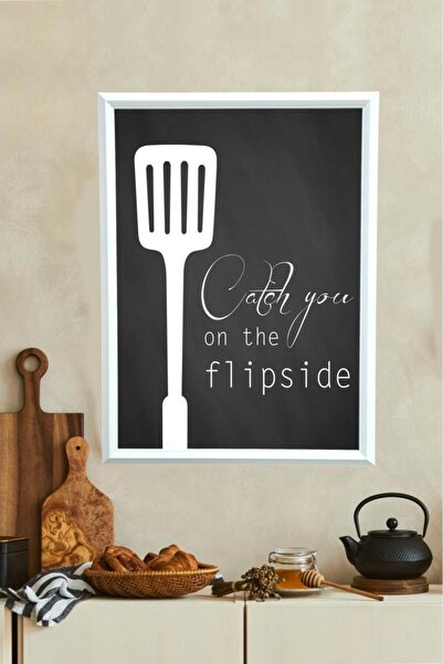 LUXRN Tablou de perete înrămat cu tematică de bucătărie, laminat, înrămat, mo...