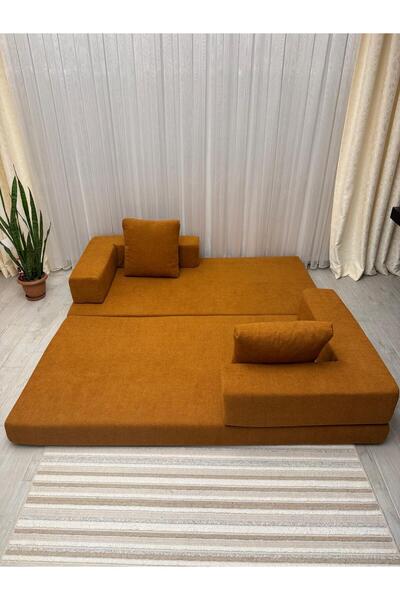 ABAD.HANDMADE Canapea Gonflabilă Sponge Easy - Canapea Extensibilă, Ușoară, pentru Camera de Zi, Balcon, Camping