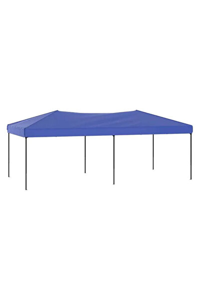 NO BRAND Cort, Pavilion pliabil 3x6m, structura metalica, impermeabil, Albastru