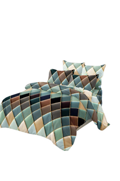 OEM 6-Piece Bed Linen Set for 2 Persons, 230x250cm, Multicolor, Diamond Print