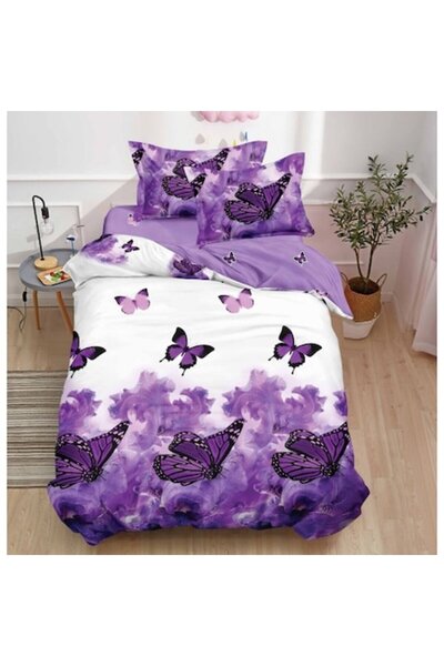 OEM Reversible Bed Linen, Elastic Sheet, Finet, 1 Person, 4 Pieces, 140x200cm...