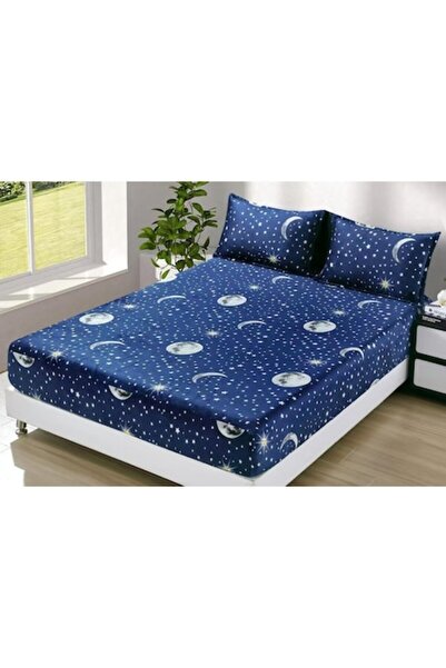 OEM Double Bed Cover and Pillowcases Set, Cocolino, Star Print, 3 pieces, 2 p...