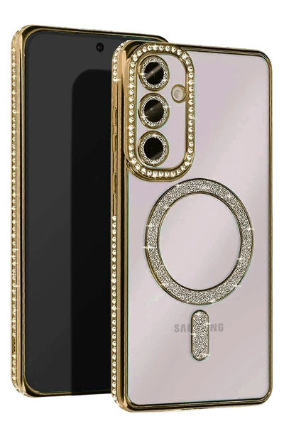 Hulyomer Hub حافظة هوليومر سامسونج جالاكسي A55 5G جوكي سيملي ماجنيتيسيف - ذهب...