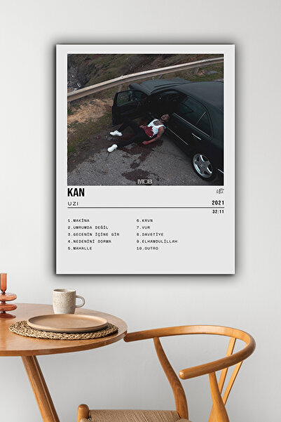 postercraft KAN Albüm Tasarım Modern Panel Tablo Poster