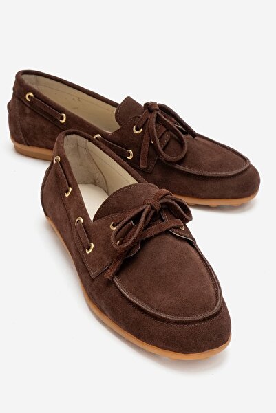 Zeynep Sıradağlı Balerini din piele naturală pentru femei Felicity, din piele...