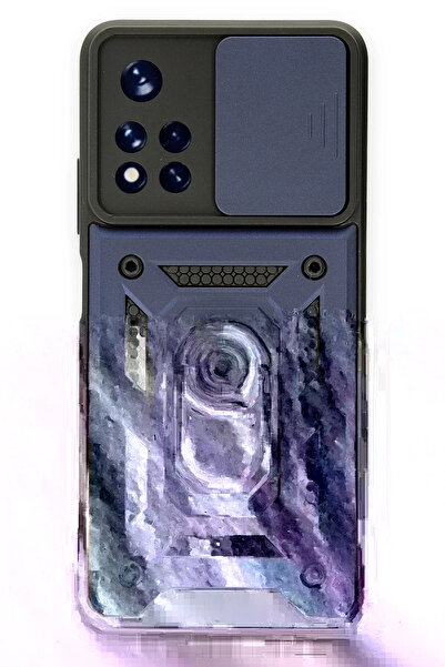 Hulyomer Hub حافظة هوليومر لشاومي بوكو إم 4 برو 5 جي مع حلقة عدسة من السيليكو...