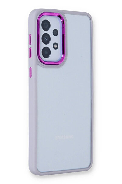 BSN STİL غطاء حماية لسامسونج جالاكسي A53 5G من BSNSHOP - أرجواني 1058986