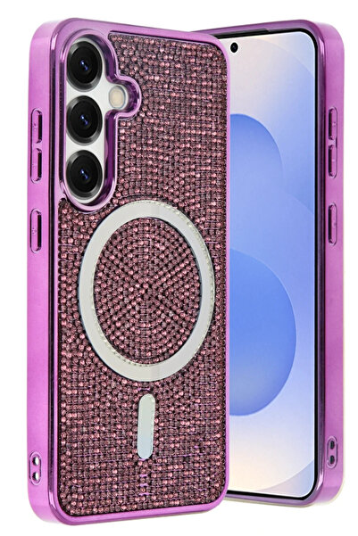 Hulyomer Hub غطاء هوليومر سامسونج جالاكسي إس 25 هيلين ماج سيف - أرجواني غامق ...